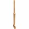 Ekena Millwork Richland Timber Gable Bracket, Western Red Cedar, 108"W x 72"H x 3 1/2"D x 3 1/2"F, 16/12 Pitch GBW108X72X0404RIC00SWR - alternate 5